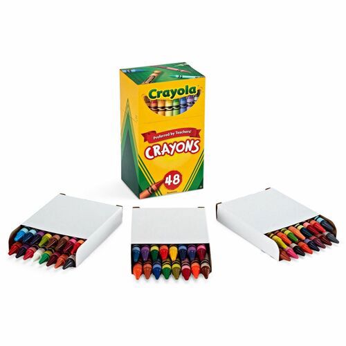 CRAYON,WAX,48/BX,ASSTD